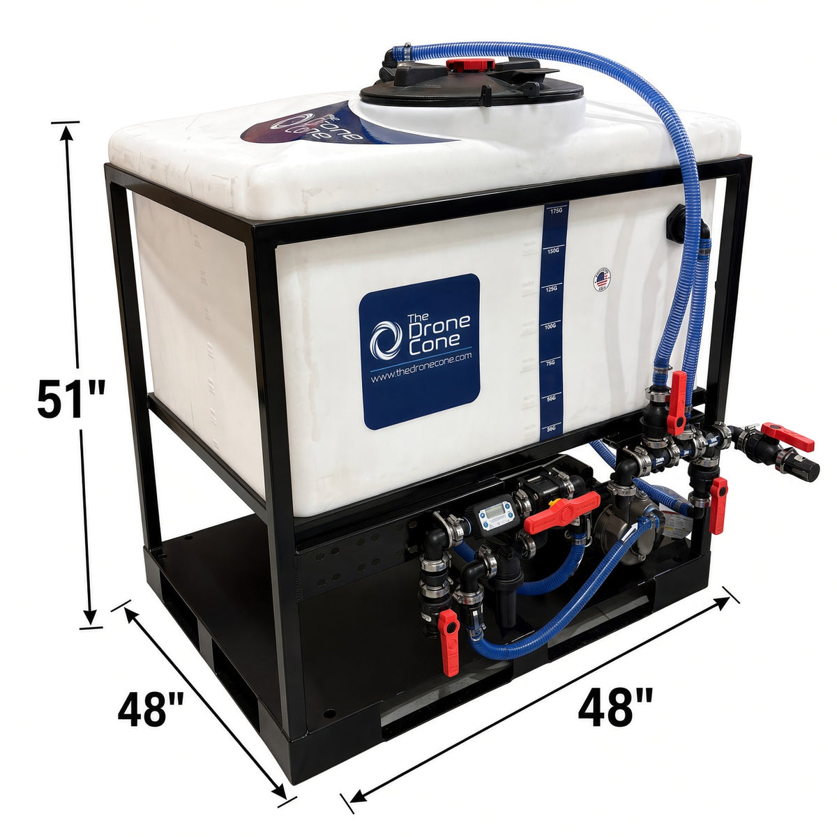 Drone Cone 200 Gallon Mixing System