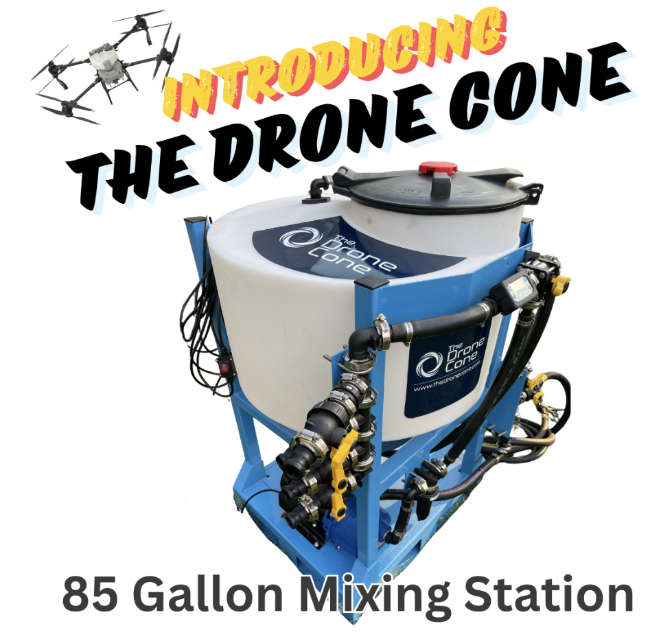 Drone Cone 85 Gallon Mixing System