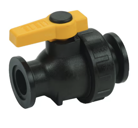 Banjo Manual 2-Way Ball Valve, Flanged
